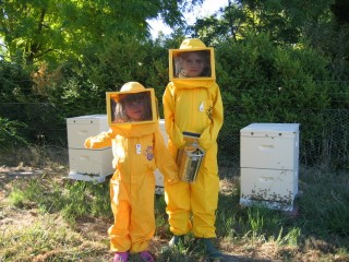 Children's yellow bee suit